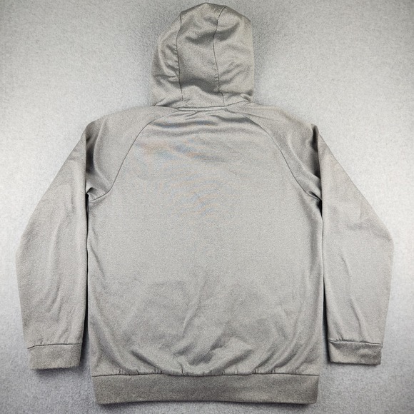 Nike Hoodie Dri-Fit Zip Up Men's M Medium Gray Athletic Sweater - Picture 3 of 8